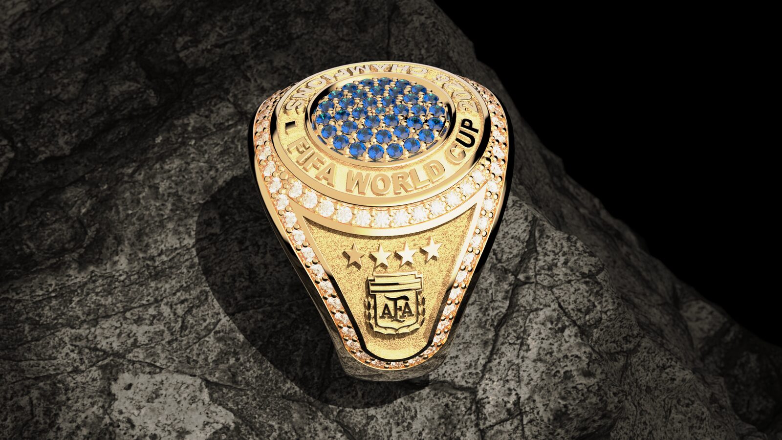 Argentina FIFA World Cup 2026™ Champions Ring — finalist design