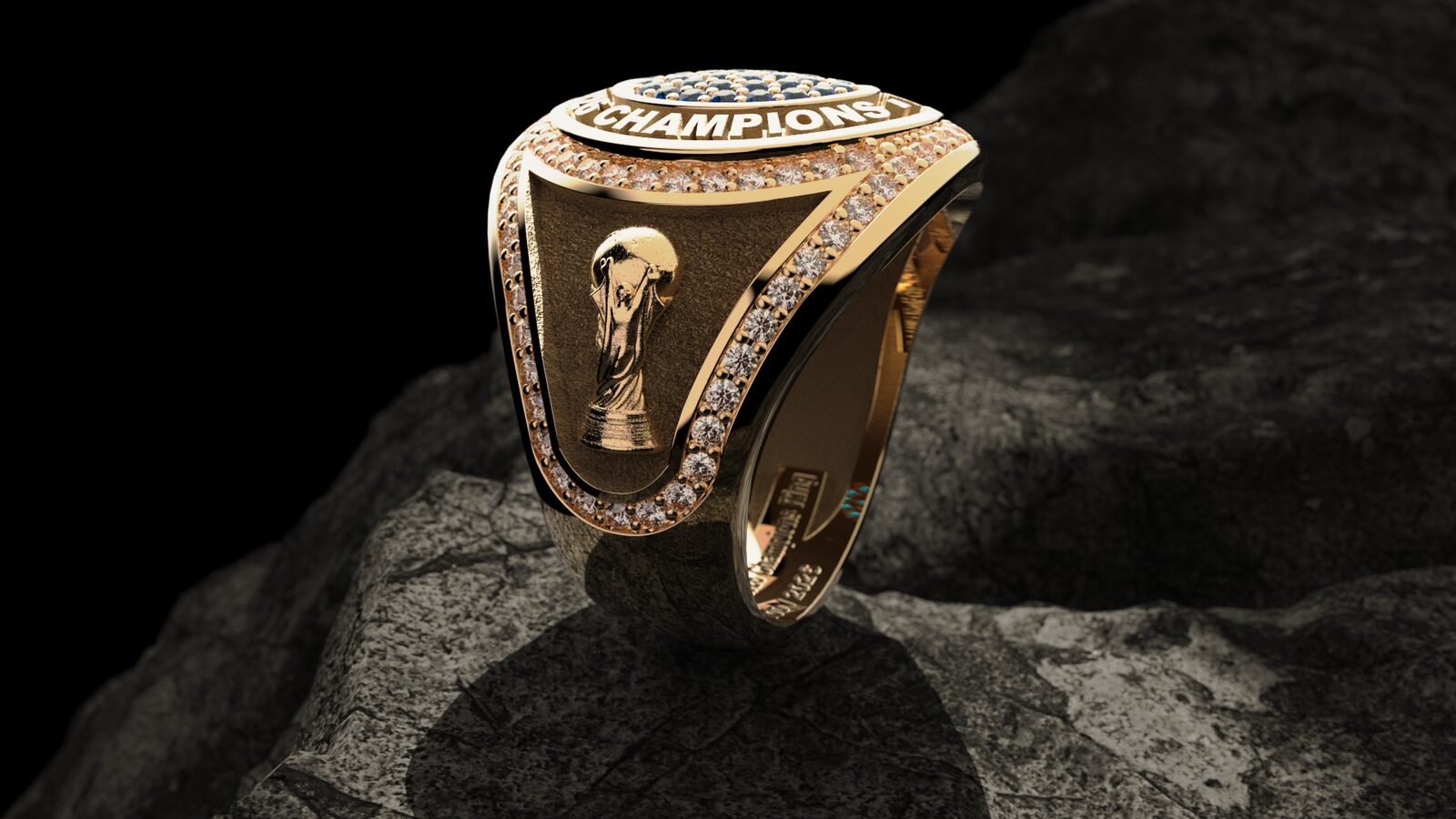 Spain FIFA World Cup 2026™ Champions Ring — finalist design